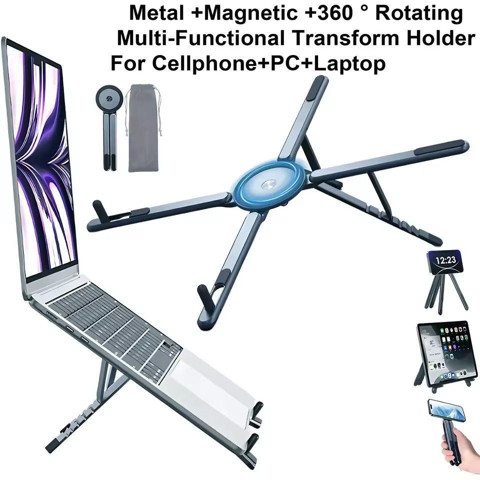 Laptop Stand - Soporte Magnético Plegable 3 en 1