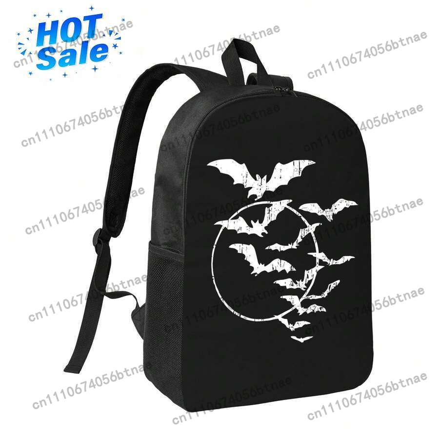 Laptop Bag - Mochila con diseño de murciélagos para