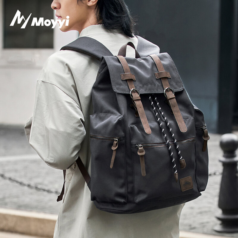 Laptop Bag - MOYYI-mochila grande con solapa de 27L