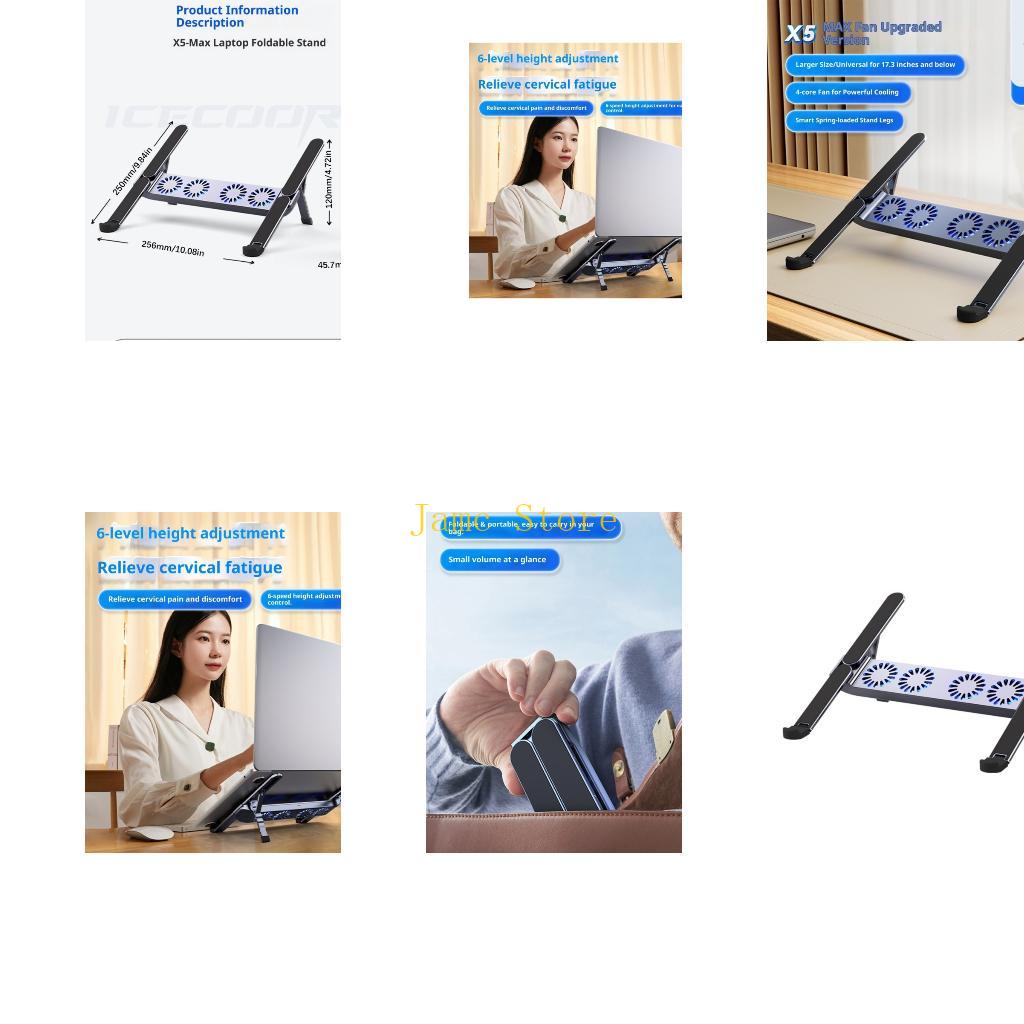 Enfriadores silenciosos alumin - Laptop Cooling Pad reseña y precio