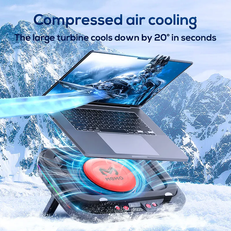 Enfriador de computadora portá - Laptop Cooling Pad reseña y precio