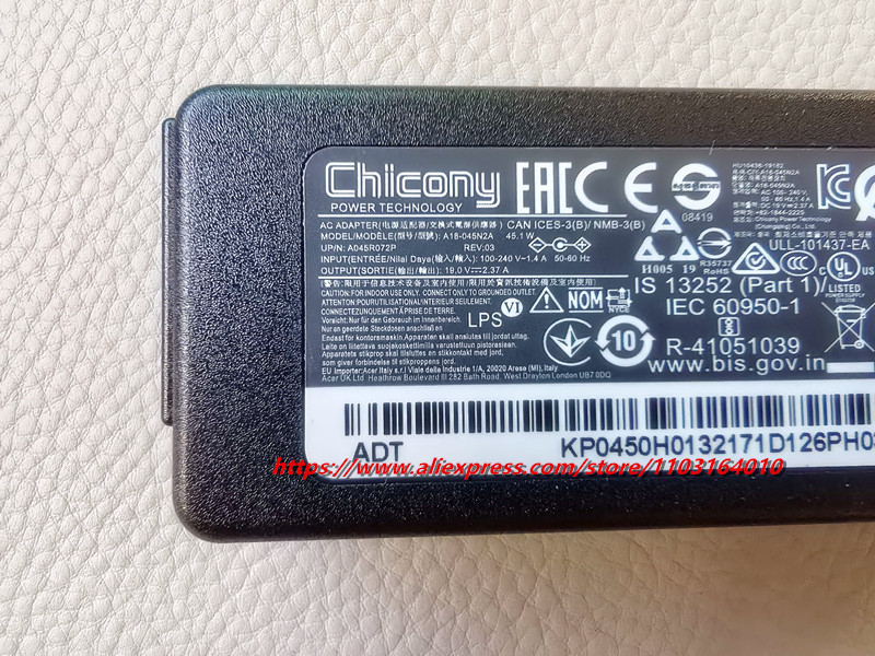 Cargador de ordenador portátil - Laptop Charger reseña y precio