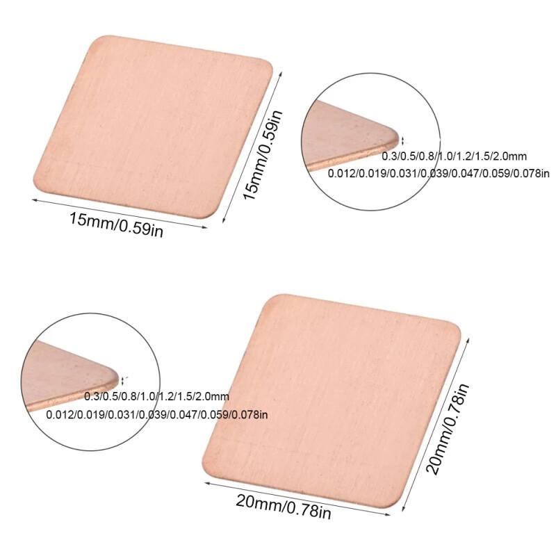 1/2/3 unidades de láminas térm - Laptop Cooling Pad reseña y precio