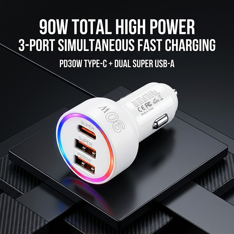Adaptador de cargador de coche - Usb C Hub reseña y precio