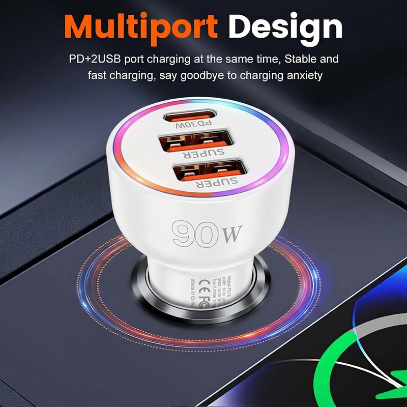 Adaptador de cargador de coche - Usb C Hub reseña y precio